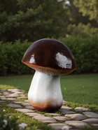 Садовая фигура из гипса «Гриб-боровик», 14×11×11 см - Фото 3