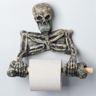 Держатель для туалетной бумаги "Скелет" 18х22см - Фото 1