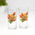 Набор для напитков «Букеты», 3 предмета: кувшин 1.7 л, стаканы 230 мл, 2 шт., стекло, рисунок МИКС - Фото 5