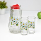 Набор для напитков «Букеты», 3 предмета: кувшин 1.7 л, стаканы 230 мл, 2 шт., стекло, рисунок МИКС - Фото 10