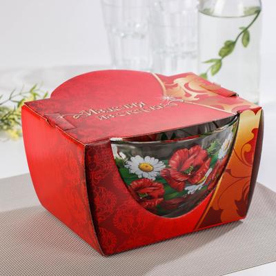 Набор салатников «Цветник», 3 шт.: 215 мл, d=11 см; 450 мл, d=15.8 см; 925 мл, d=18.8 см, МИКС