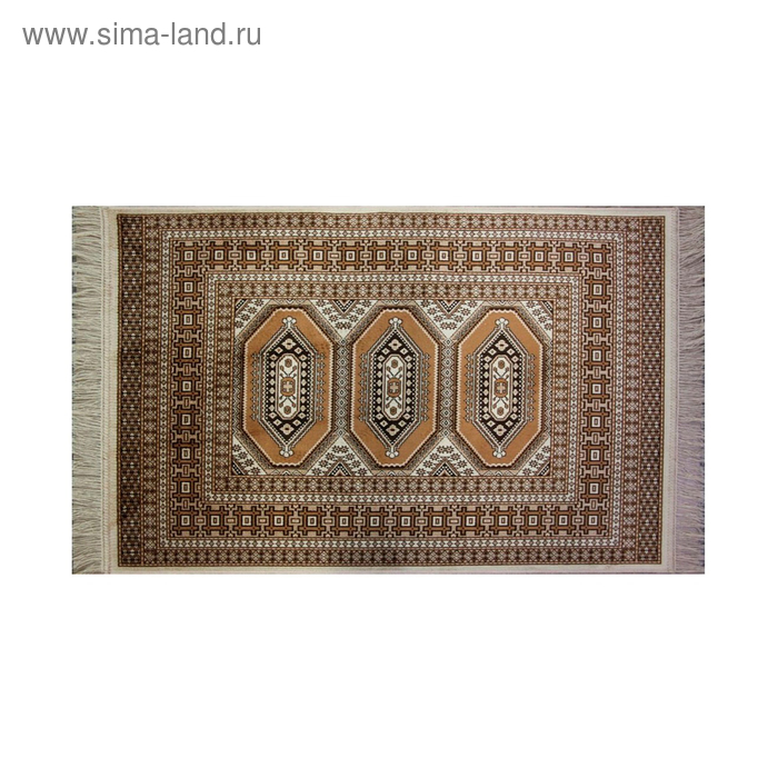 Прямоугольный ковёр Atex 117, 140 х 200 см, цвет beige - Фото 1