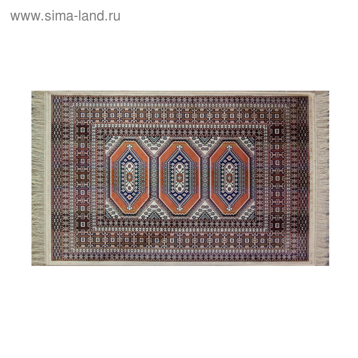 Прямоугольный ковёр Atex 117, 70 х 110 см, цвет multi