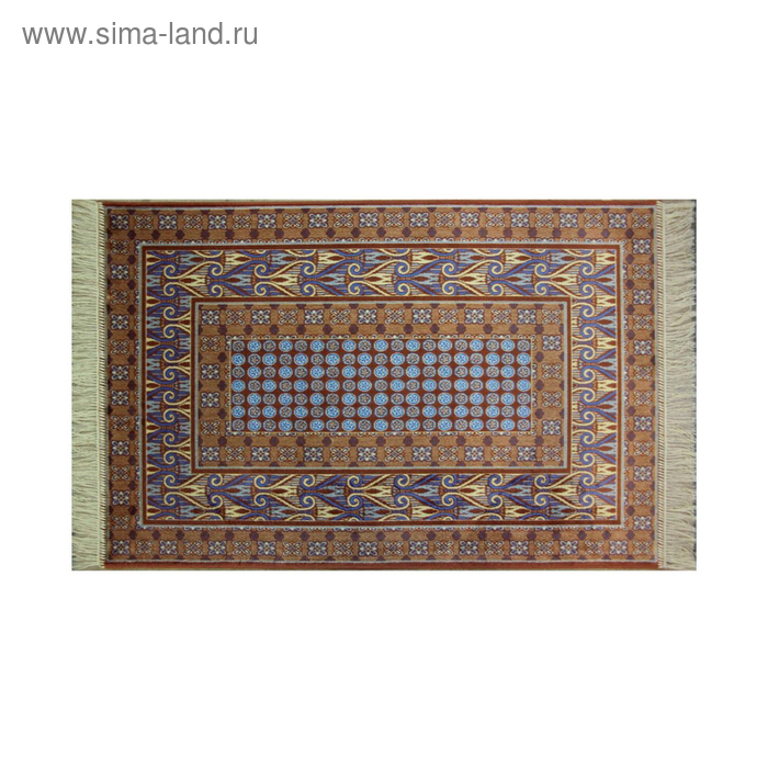 Прямоугольный ковёр Atex 144, 70 х 110 см, цвет rust