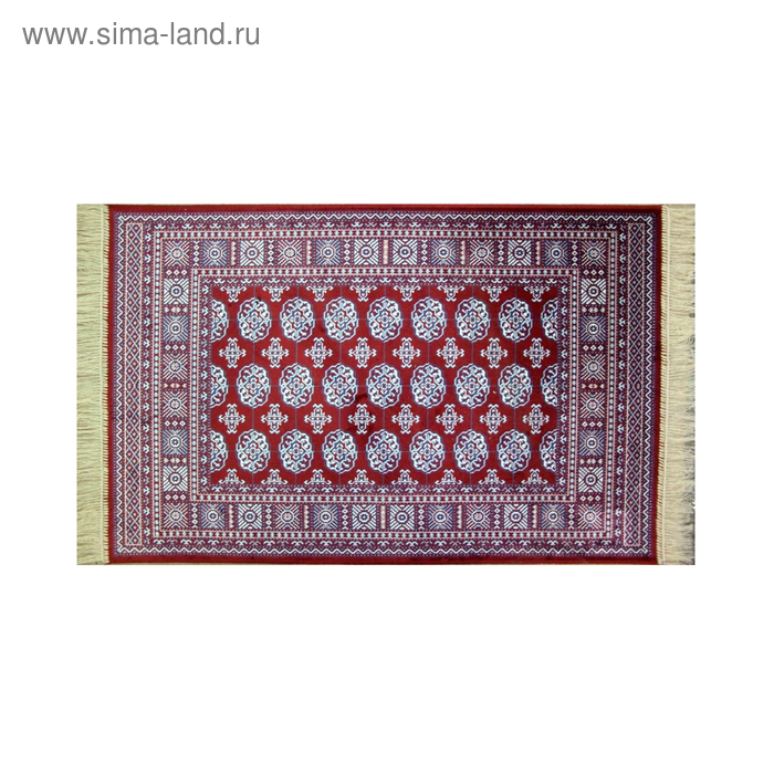 Прямоугольный ковёр Atex 184, 70 х 110 см, цвет red
