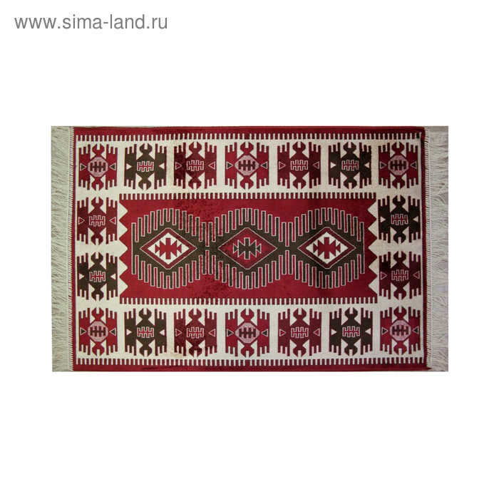 Прямоугольный ковёр Atex M14, 70 х 110 см, цвет red