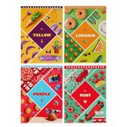 Блокнот А5, 40 листов на гребне "Цвет жизни", обложка мелованный картон, микс - Фото 1