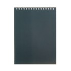 Блокнот А5, 60 листов на гребне "Для конференций. Серый", обложка мелованный картон - Фото 1