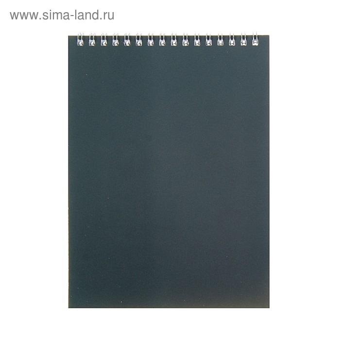 Блокнот А5, 60 листов на гребне "Для конференций. Серый", обложка мелованный картон - Фото 1
