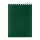Блокнот А6, 60 листов на гребне "Для конференций. Зелёный", обложка мелованный картон - Фото 1
