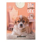 Дневник для 1-4 класса, My dog, твёрдая обложка, глянцевая ламинация, 48 листов - Фото 1