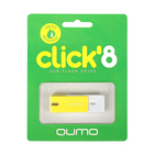 Флешка QUMO Click Lemon, 8 Гб, USB2.0, чт до 25 Мб/с, зап до 15 Мб/с, жёлтая - Фото 3