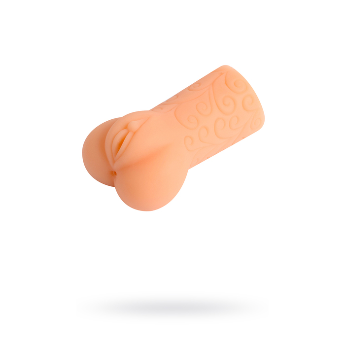 Мастурбатор реалистичный XISE, вагина+анус, TPR, цвет телесный, 17,5 см