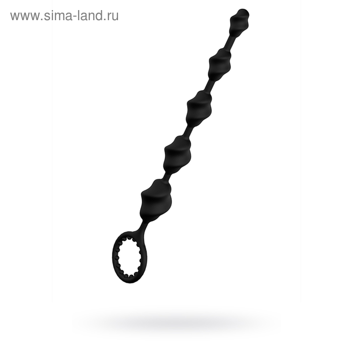 Анальная цепочка S-Hande LALA, цвет чёрный, 23,1 см - Фото 1