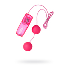 Вагинальные шарики Dream Toys, TPE+ABS пластик, цвет розовый, 3,6 см - Фото 1