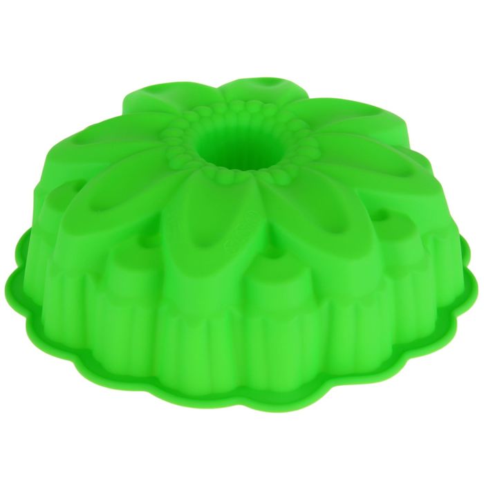 Форма силиконовая для выпечки Доляна «Немецкий кекс. Цветок», 22,5×7 см, цвет МИКС - Фото 1