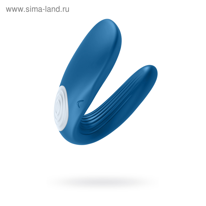 Стимулятор для пар Satisfyer Partner Whale, голубой, 17 см - Фото 1