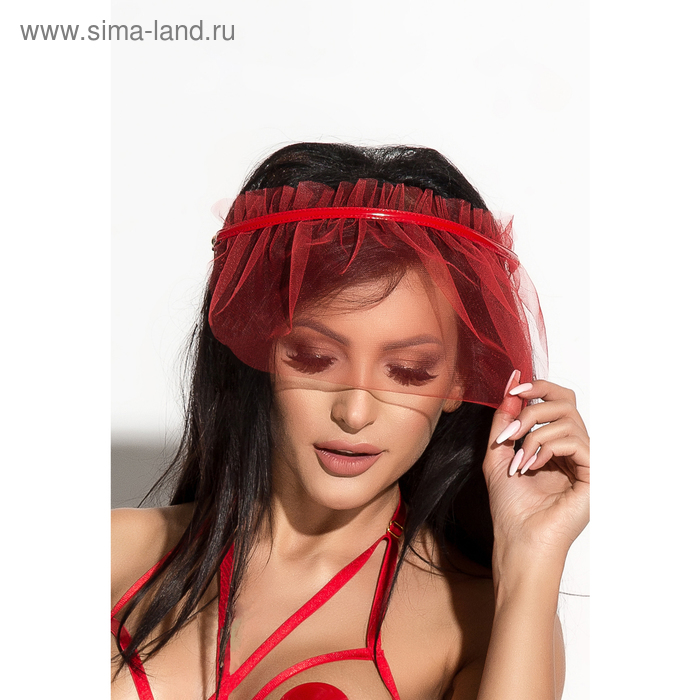 Украшение на голову Me Seduce Queen of hearts Allure, красное, размер OS - Фото 1
