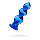 Анальная втулка Sexus Glass, стекло, цвет синий, 12 см, d=3,5 см - Фото 2