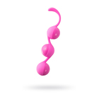 Вагинальные шарики Seven Creations, силикон, цвет розовый, d=3,5 см - Фото 1