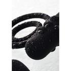 Анальная пробка с дополнительной стимуляцией Erotist, силикон, цвет чёрный - Фото 5