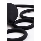 Анальная пробка с эрекционным кольцом Erotist, силикон, цвет чёрный - Фото 6