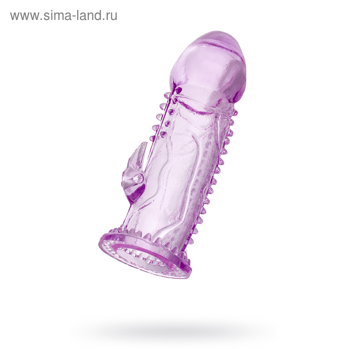Насадка на пенис Toyfa, TPE, фиолетовая, 13,5 см - Фото 1