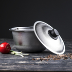 Казан алюминиевый "Турист", с крышкой и дужкой, 2.5 л - Фото 2