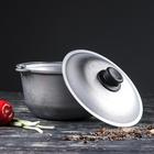 Казан алюминиевый "Турист", 3,5 л, с крышкой и дужкой - Фото 2
