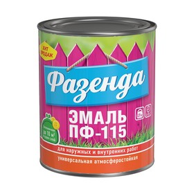 

Эмаль ПФ-115 ФАЗЕНДА сурик гл 1,9кг ТЕКС