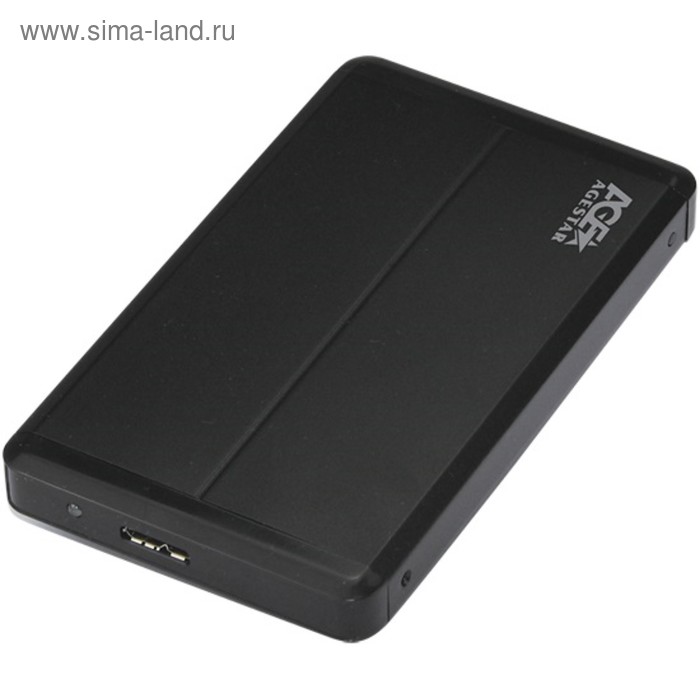 Внешний корпус для HDD/SSD AgeStar 3UB2O8 SATA пластик/алюминий черный 2.5" - Фото 1