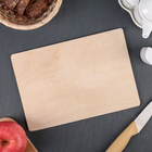 Доска разделочная деревянная «Пионы», 25×16,5×0,6 см - Фото 4