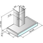 Вытяжка Teka DPA Glass 60, серебристый/черный - Фото 2