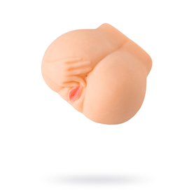Мастурбатор реалистичный Toyfa Juicy Pussy Chantal, с вибрацией, вагина и анус, 14,5 см