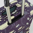 Чехол для чемодана 28", 47*28*69, Цветочный сад на фиолетовом - Фото 3