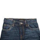 Брюки джинсовые для мальчиков, рост  110 см, цвет тёмно-синий 2061 - Фото 2