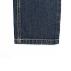 Брюки джинсовые для мальчиков, рост  110 см, цвет тёмно-синий 2061 - Фото 4