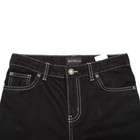 Брюки джинсовые для мальчиков, рост  104 см, цвет чёрный 2062 - Фото 2