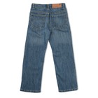 Брюки джинсовые для мальчиков 3055 С, рост  122-128 см, цвет синий 3055 - Фото 5