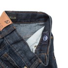 Брюки джинсовые для мальчиков 3055 Т.с, рост  110-116 см, цвет тёмно-синий 3055 - Фото 3
