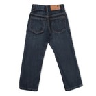 Брюки джинсовые для мальчиков 3055 Т.с, рост  110-116 см, цвет тёмно-синий 3055 - Фото 5