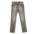 Брюки джинсовые д/д 4053 Сер, рост  122-128 см, цвет серый 4053 - Фото 1
