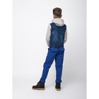 Куртка (джинсовка), рост 128 см, цвет тёмно-синий KS-7 - Фото 2