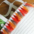 Набор сумочка и шляпка с кисточками, р-р 50-52 см, цвет белый - Фото 4
