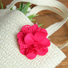 Набор сумочка и шляпка с цветком, р-р 50-52 см, цвет белый - Фото 4