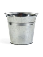 Декоративное кашпо для цветов «Ведёрко альма», 1 л, d=13 см, h=12.2 см, металлическое - Фото 2