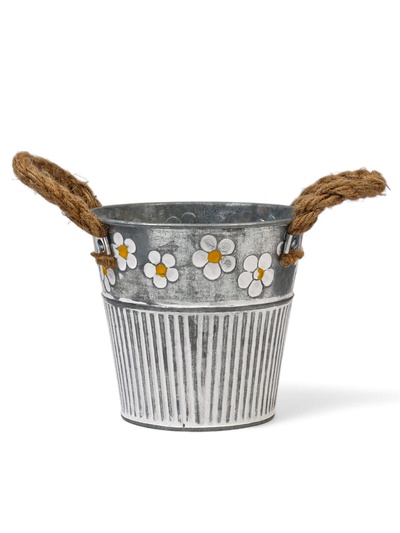Кашпо «Ведёрко Фрейя», 11.5×11.5×10.5 см