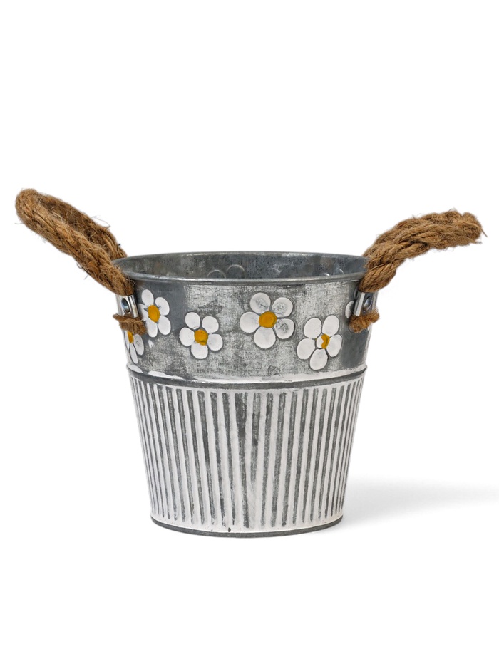 Кашпо «Ведёрко Фрейя», 11.5×11.5×10.5 см - Фото 1