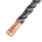 Бур по бетону ТУНДРА, крестовый наконечник, двойная спираль, SDS-plus, 8×160 мм - Фото 4