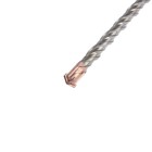 Бур по бетону ТУНДРА, крестовый наконечник, двойная спираль, SDS-plus, 12×310 мм - Фото 5